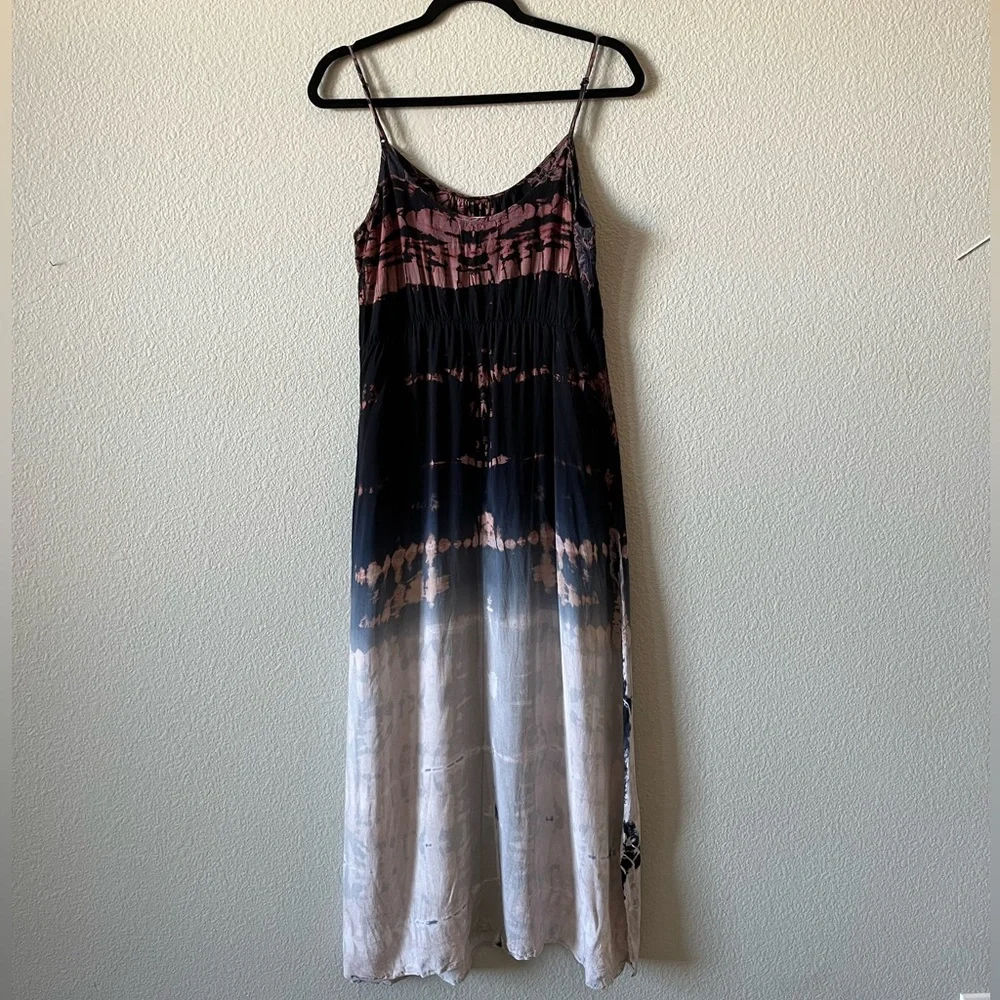 Moon & Sky Tie Die Midi Dress - Picture 4 of 6